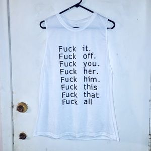 F everything muscle tee